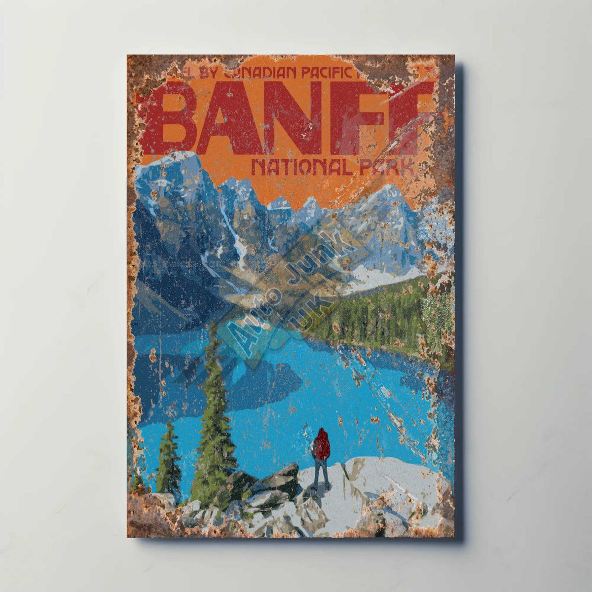 Banff National Park Canada Metal Poster
