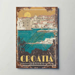 Dubrovnik Croatia Metal Poster