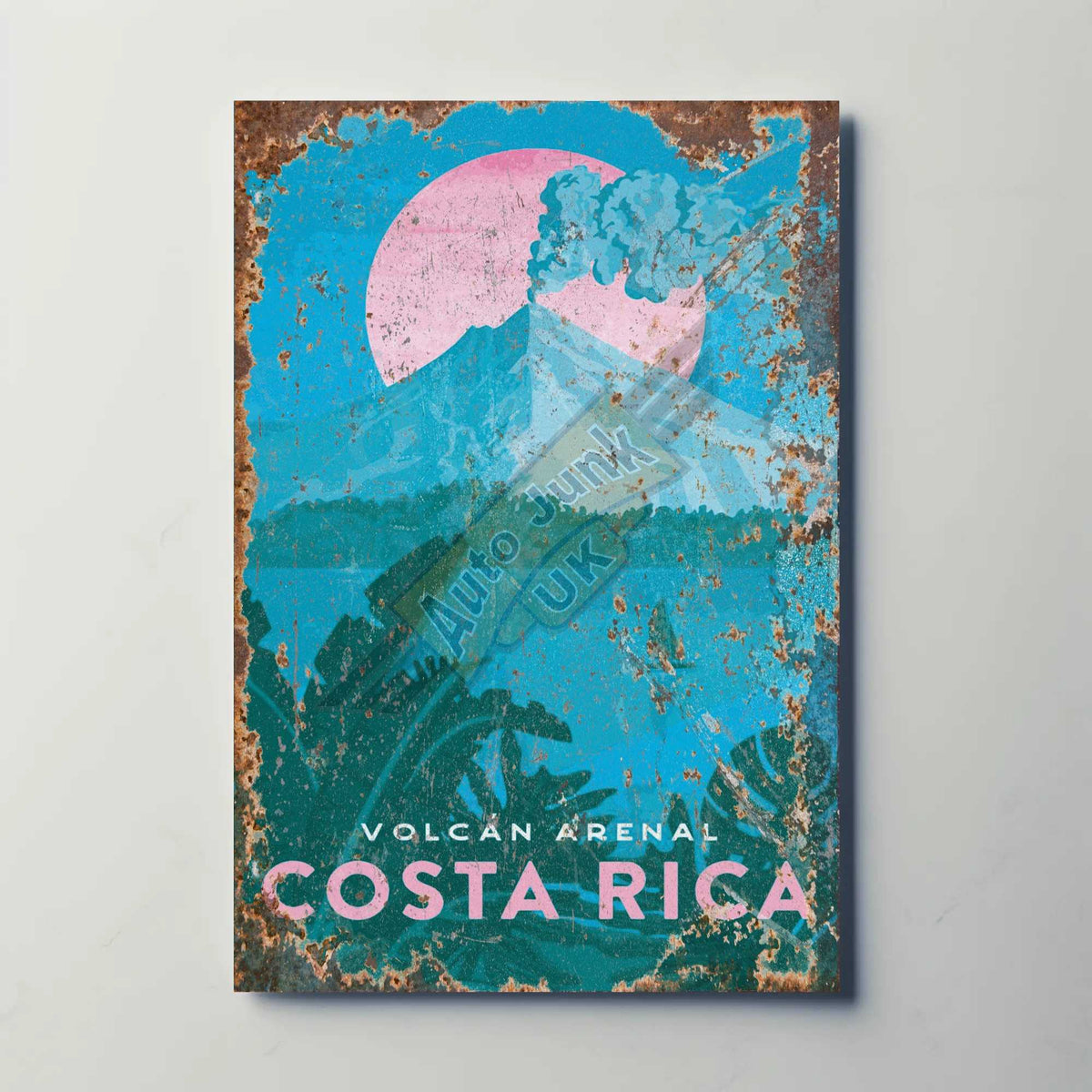 Costa Rica Metal Poster