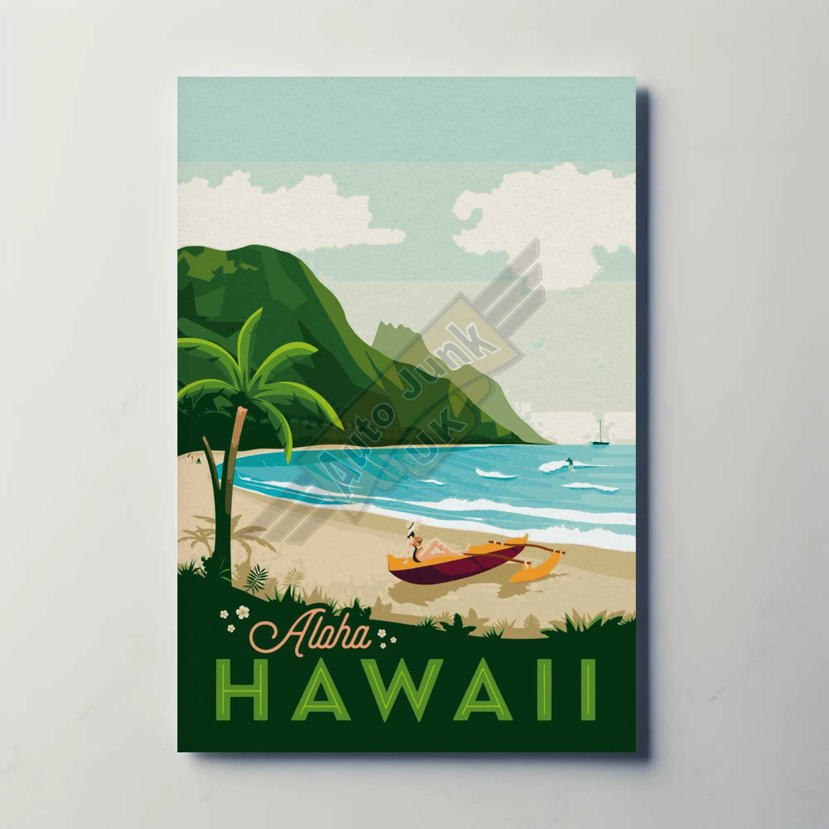 Hawaii Metal Poster