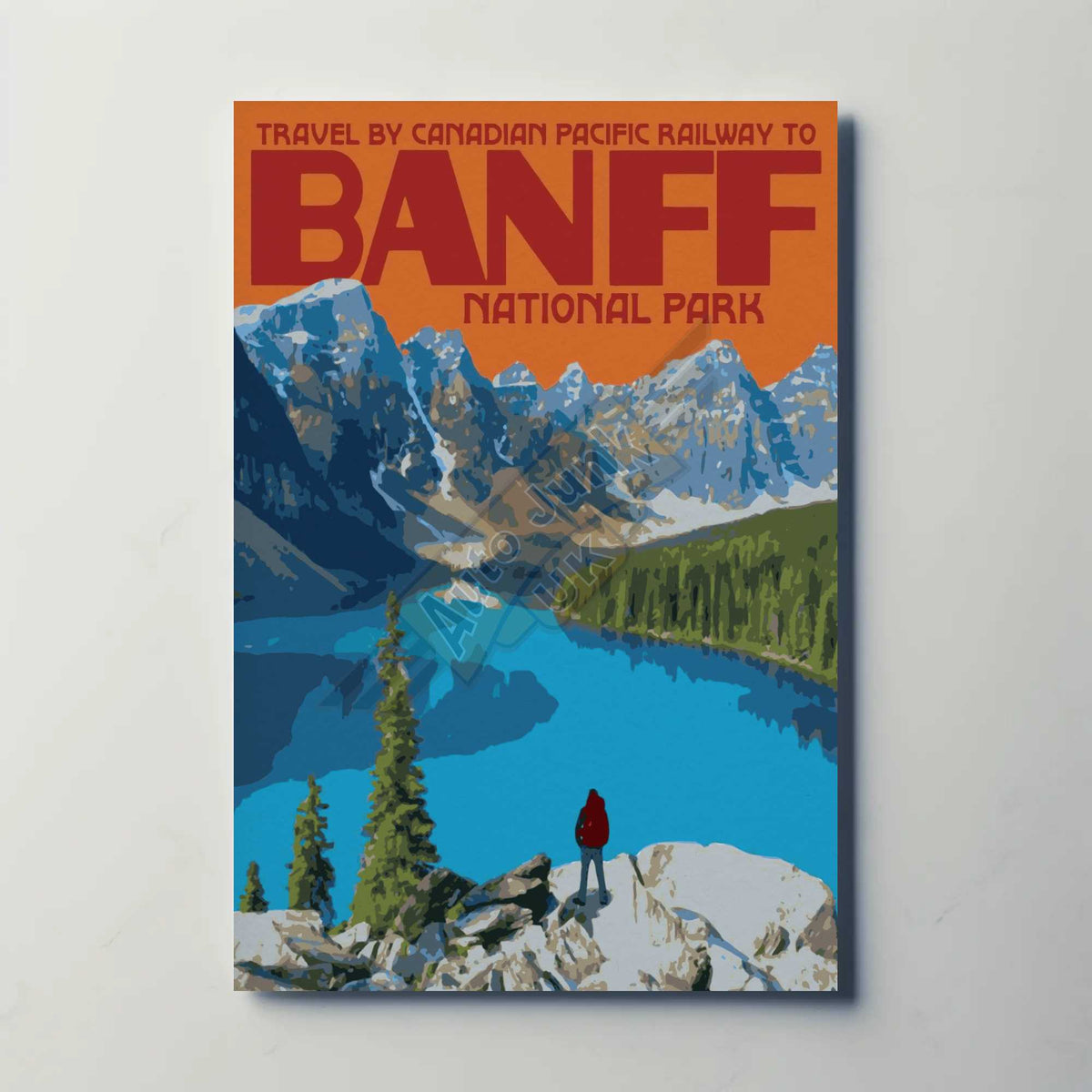Banff National Park Canada Metal Poster