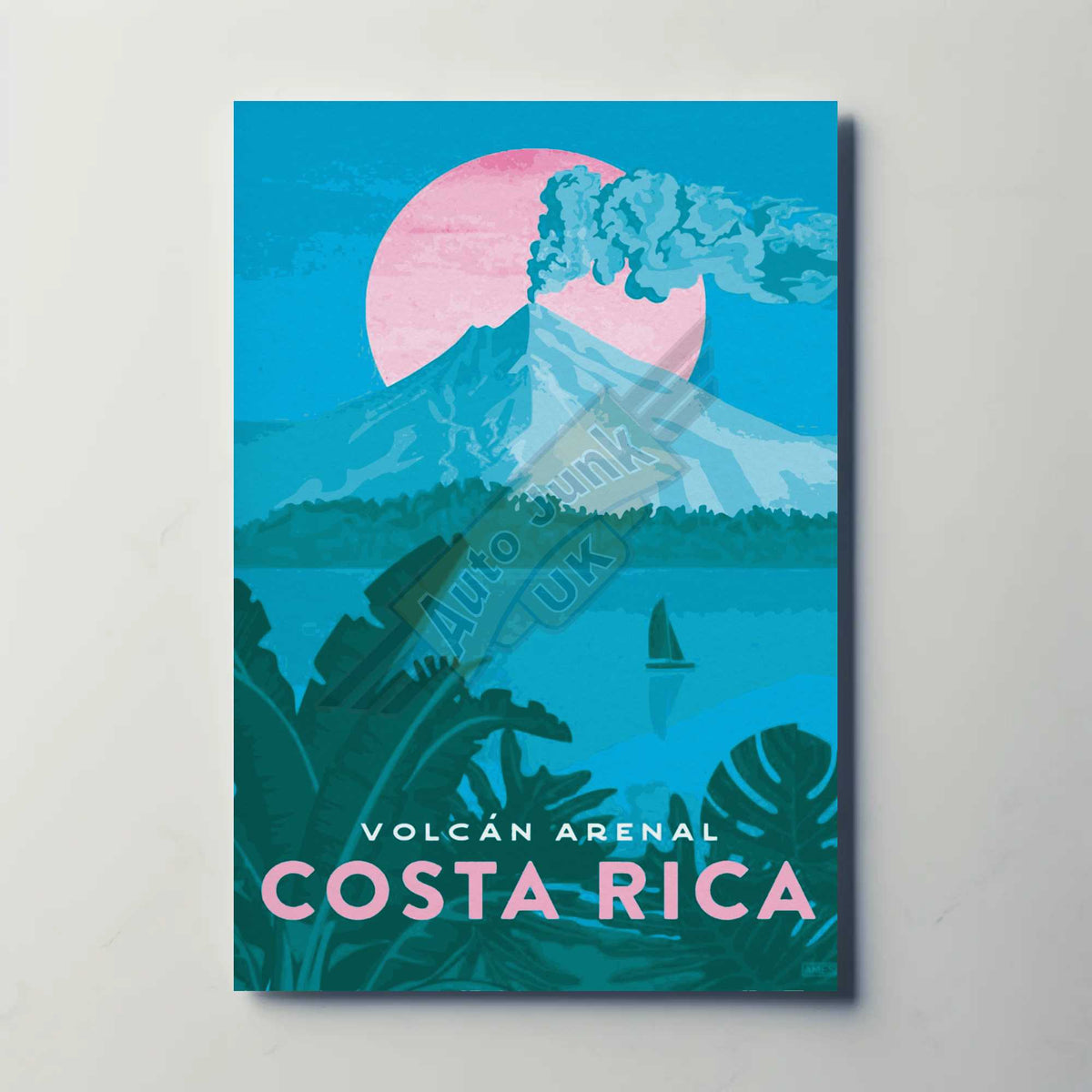 Costa Rica Metal Poster