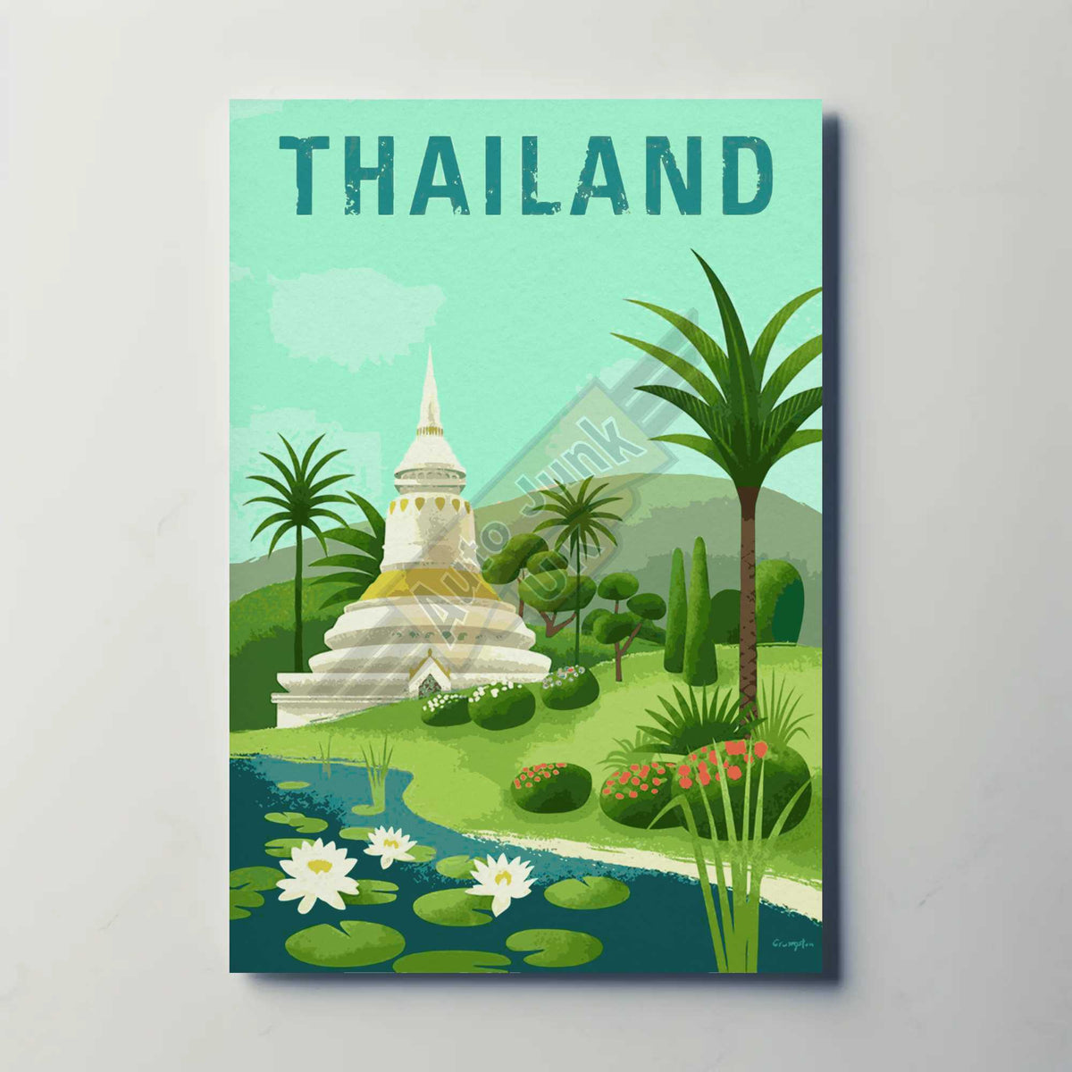 Thailand Metal Poster