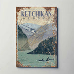 Ketchikan Alaska Metal Poster