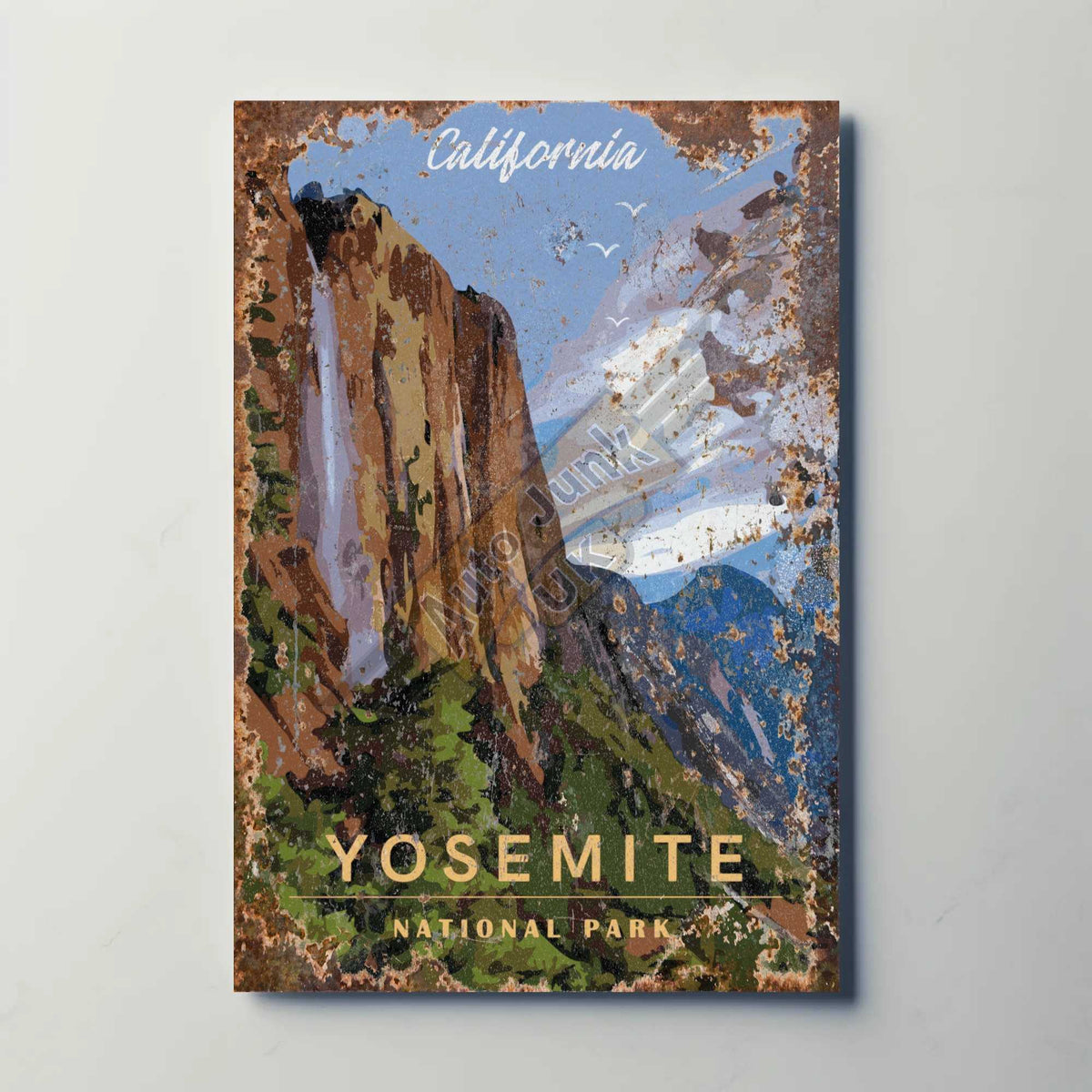 Yosemite National Park California Metal Poster