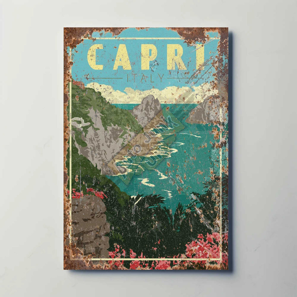 Capri Italy Metal Poster