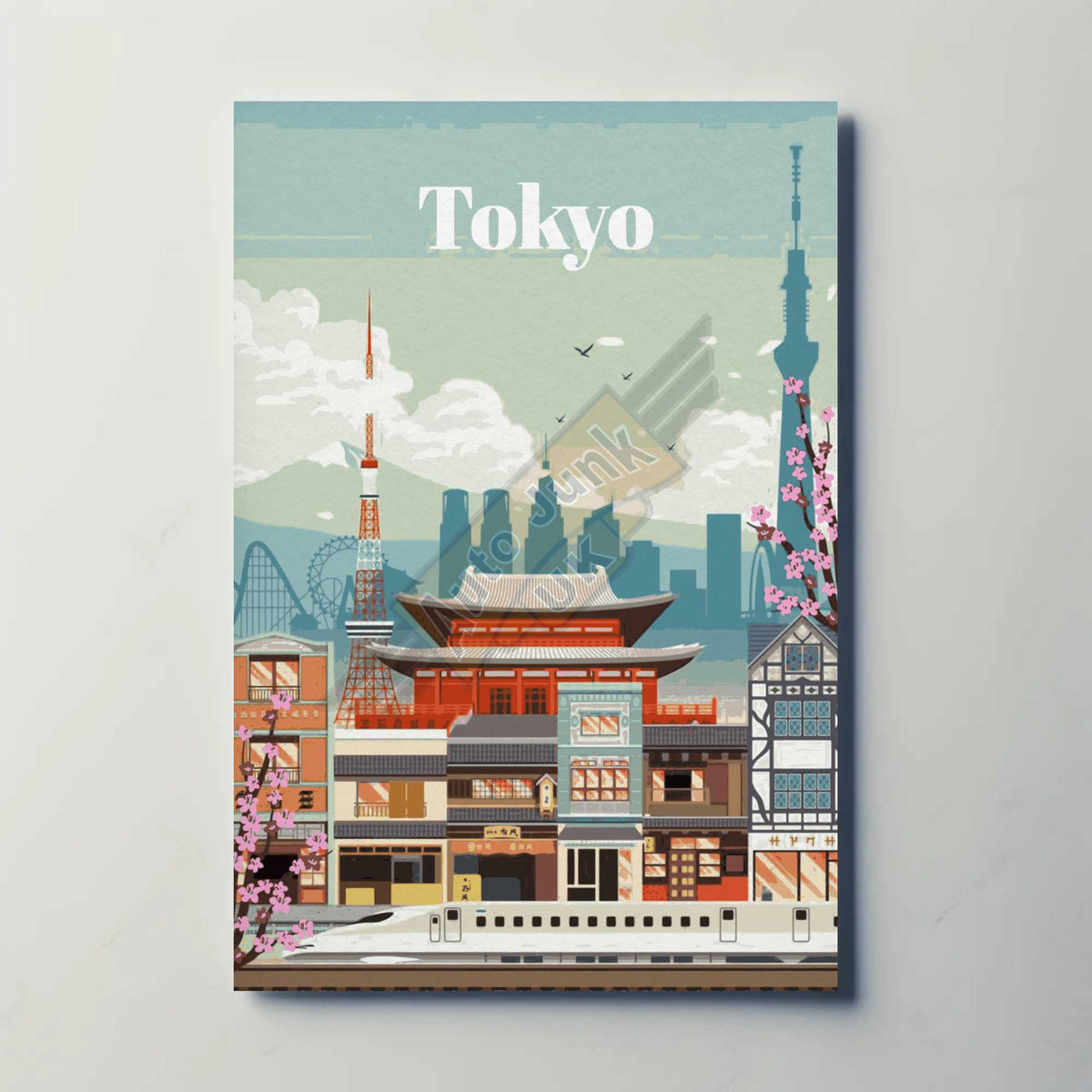 Tokyo Japan Metal Poster