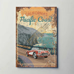 California Pacific Coast Highway Metal Poster
