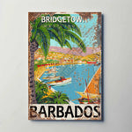 Bridgetown Barbados Metal Poster