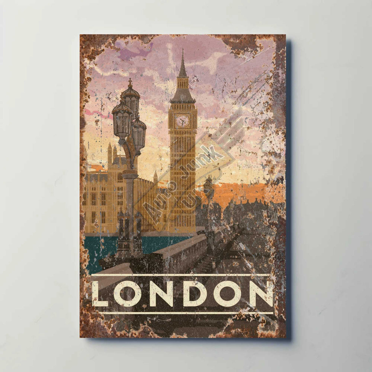 London Metal Poster