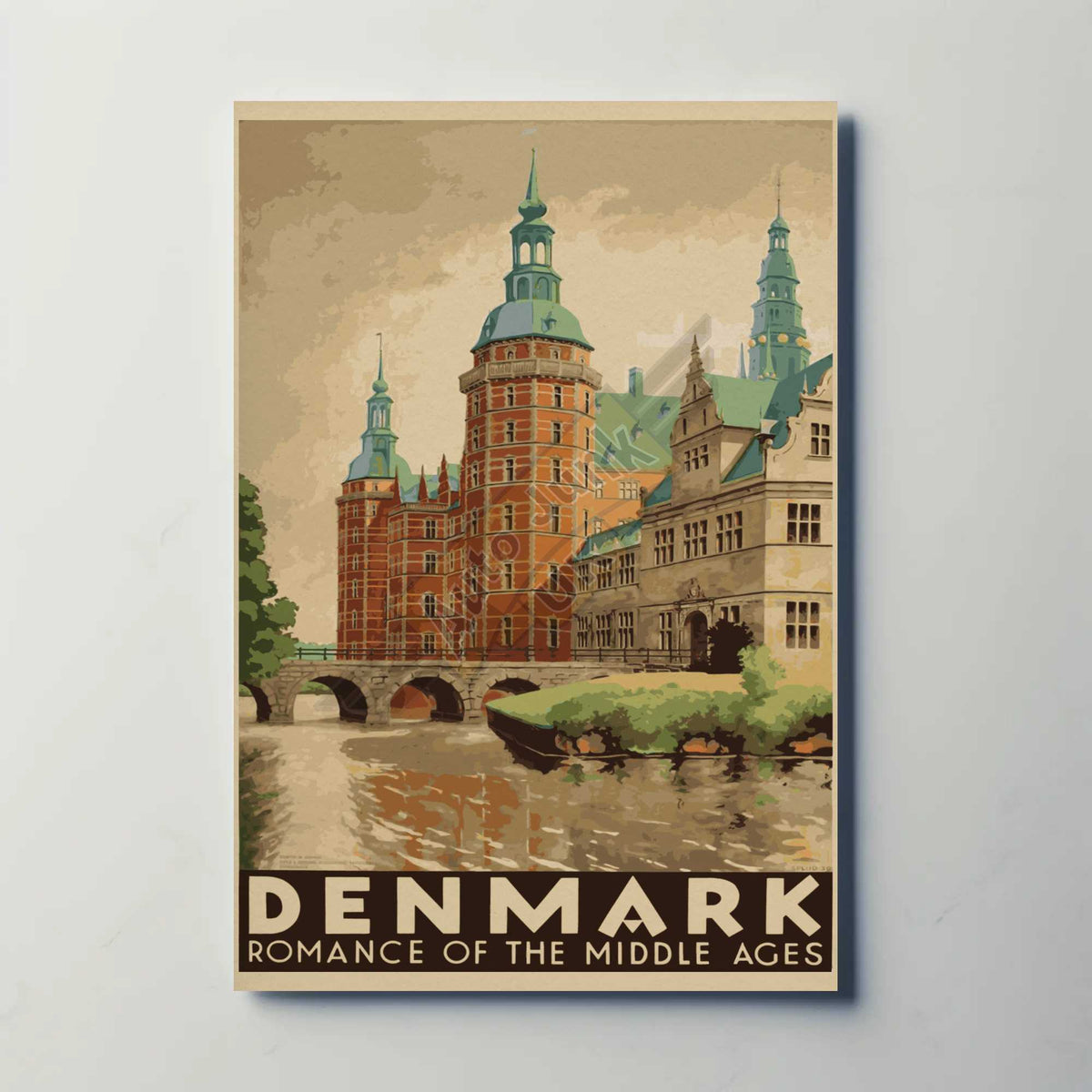 Denmark Metal Poster