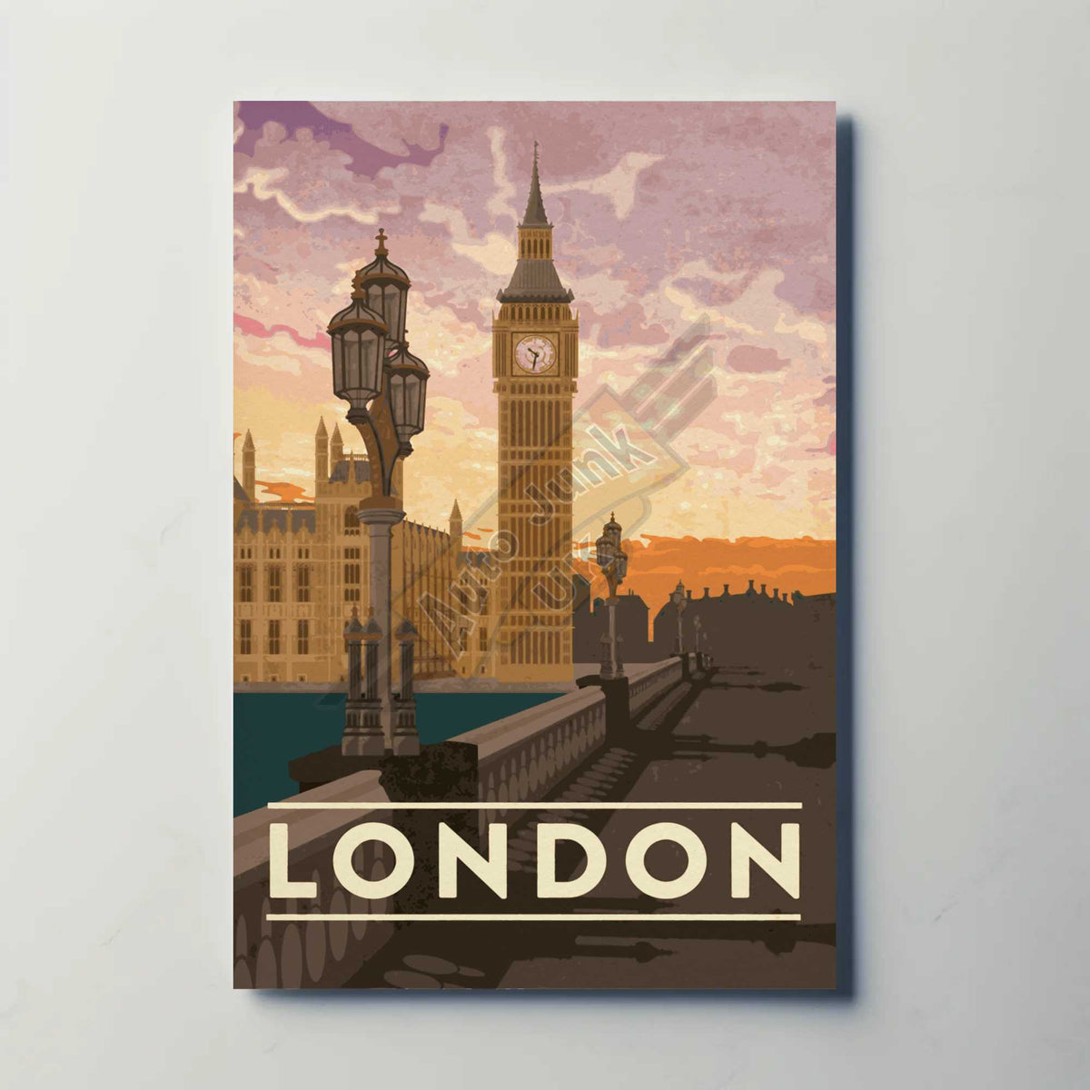 London Metal Poster