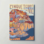 Cinque Terre Italy Metal Travel Poster