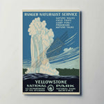 Yellowstone National Park Metal Travel Poster