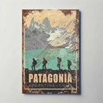 Patagonia Argentina Metal Travel Poster