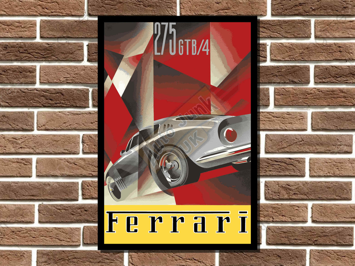 275GTB/4 Metal Sign *CLEARANCE ITEM*
