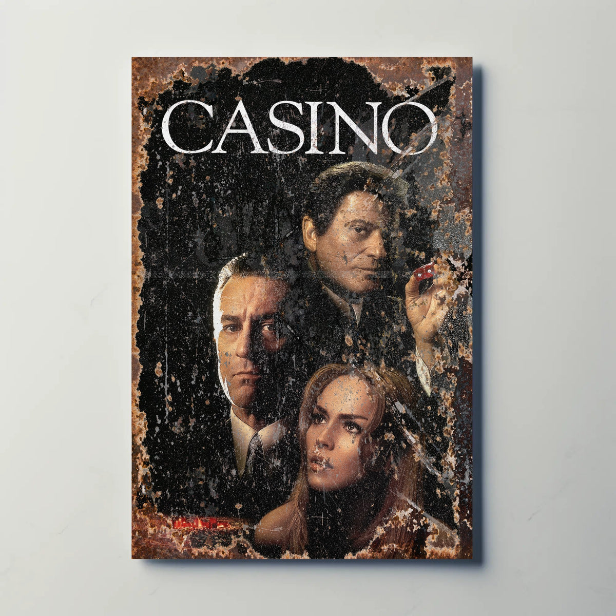 Casino (1995) Metal Film Poster