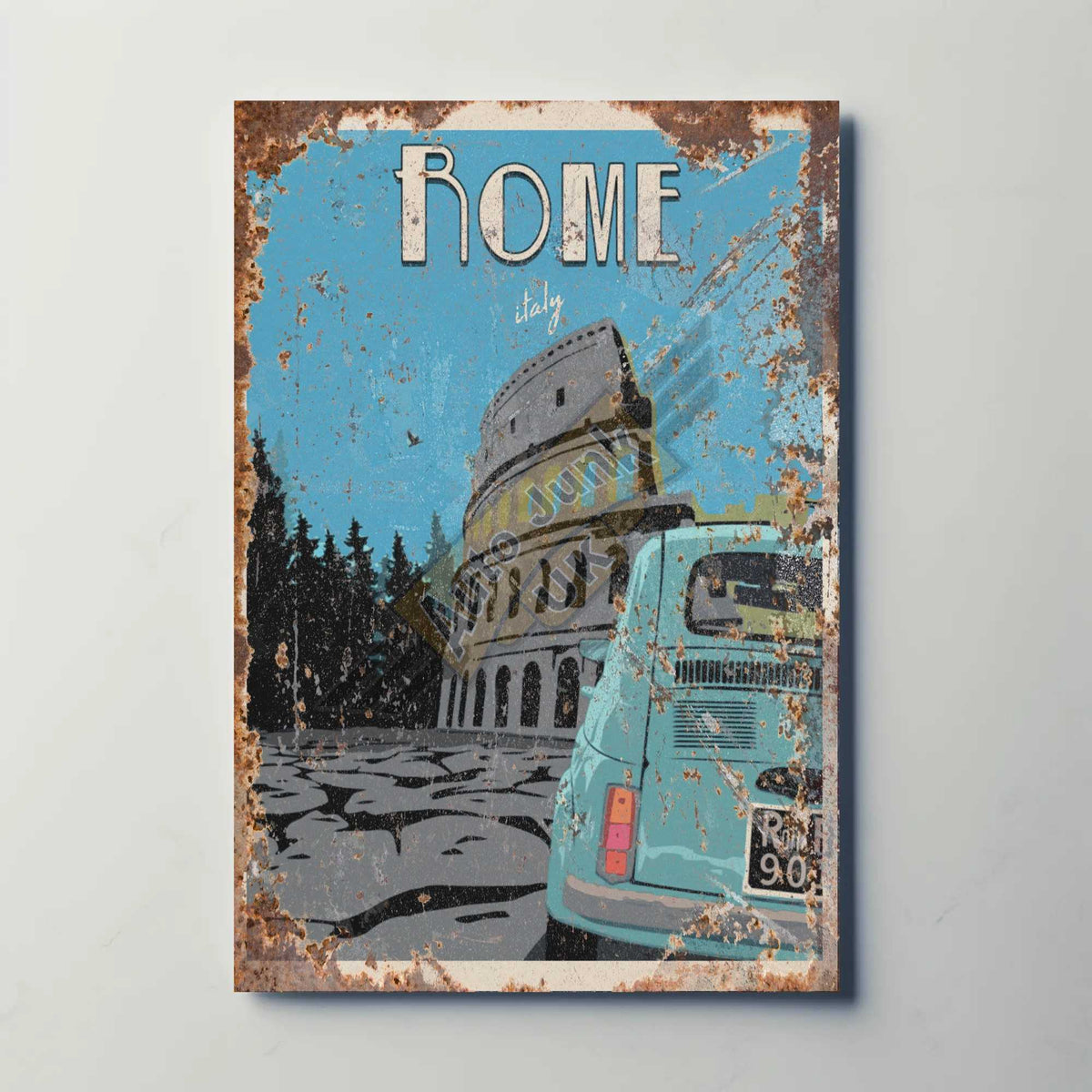 Rome Italy Metal Poster