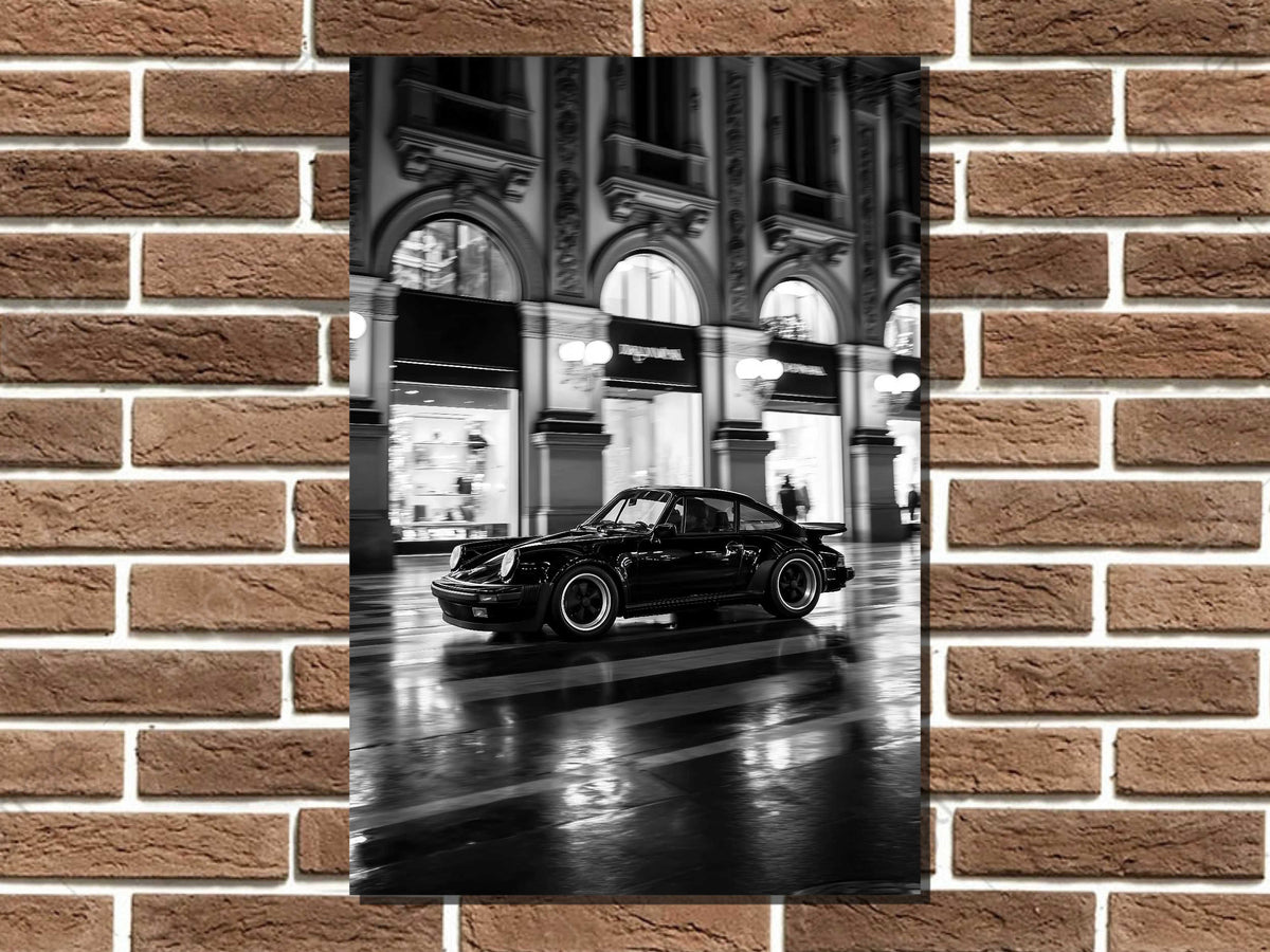 911 930 Turbo in Milan Metal Poster Print