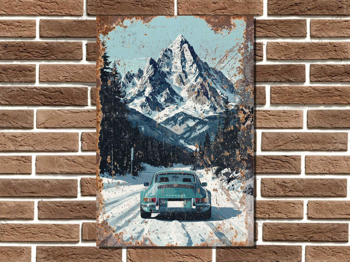 911 Alpine Pass Metal Poster Print
