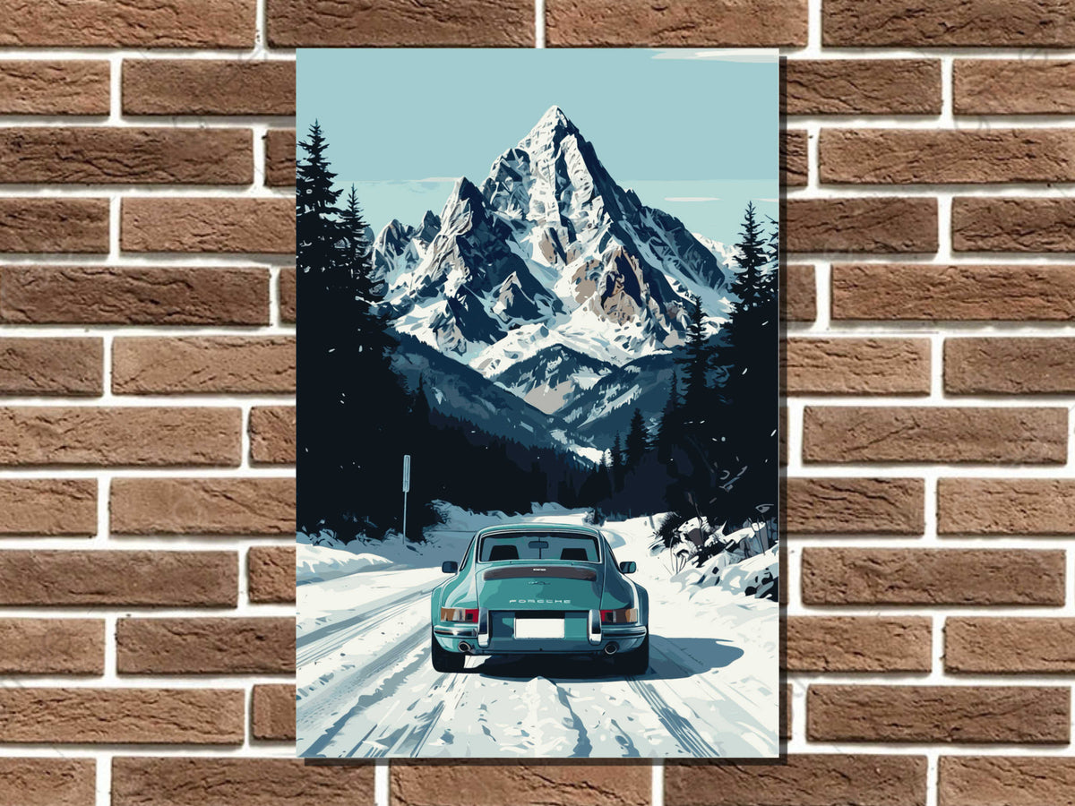 911 Alpine Pass Metal Poster Print