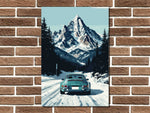 911 Alpine Pass Metal Poster Print