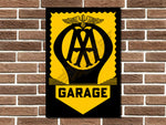 AA Garage Metal Sign