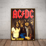 ACDC in Concert Paper Poster