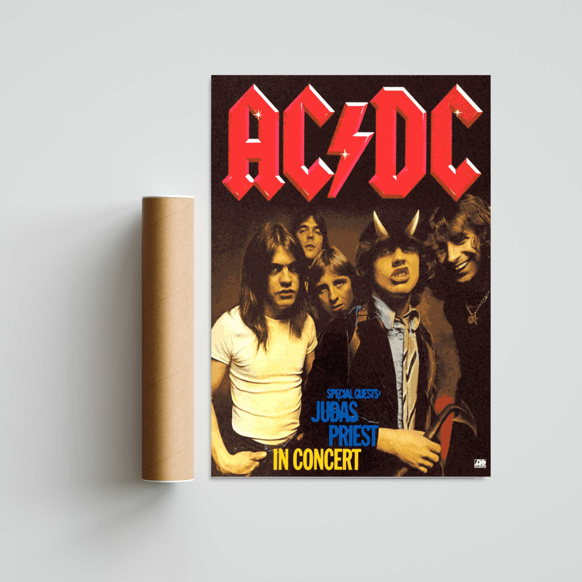 ACDC in Concert Paper Poster