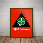 Alfa Romeo Clover Paper Poster