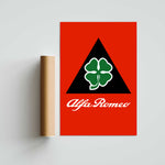 Alfa Romeo Clover Paper Poster