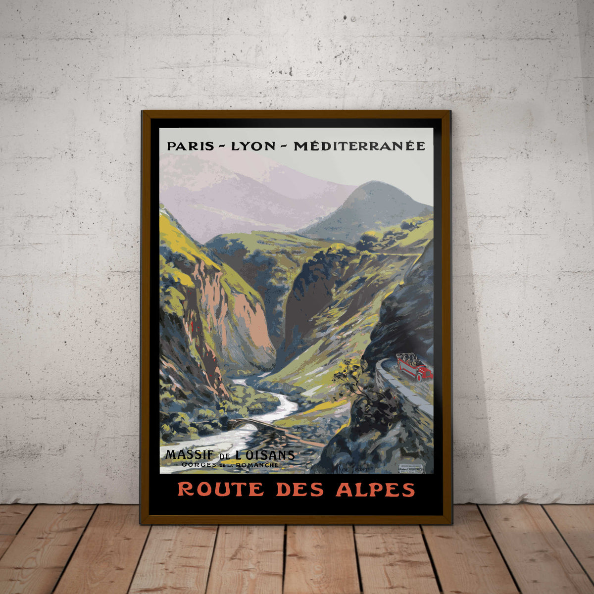 Route des Alpes Paper Poster