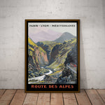 Route des Alpes Paper Poster