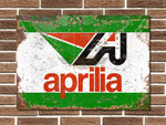 Aprilia Metal Sign