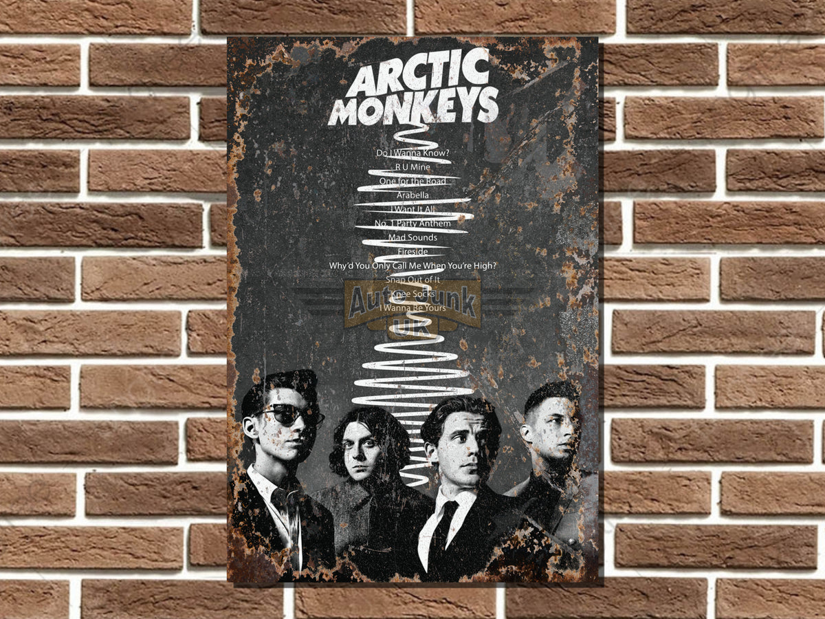 Arctic Monkeys Metal Poster Sign