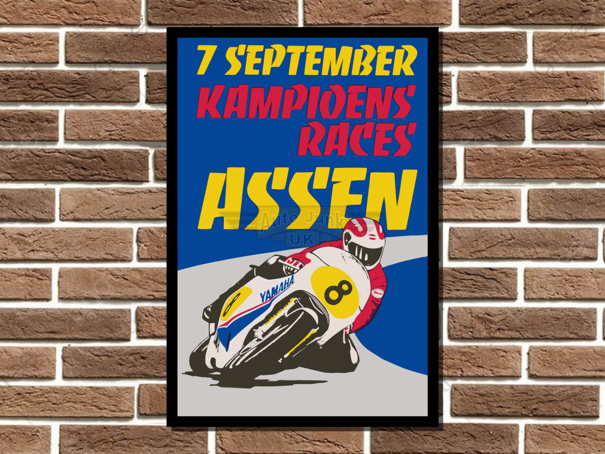 Assen Champions Races Metal Sign