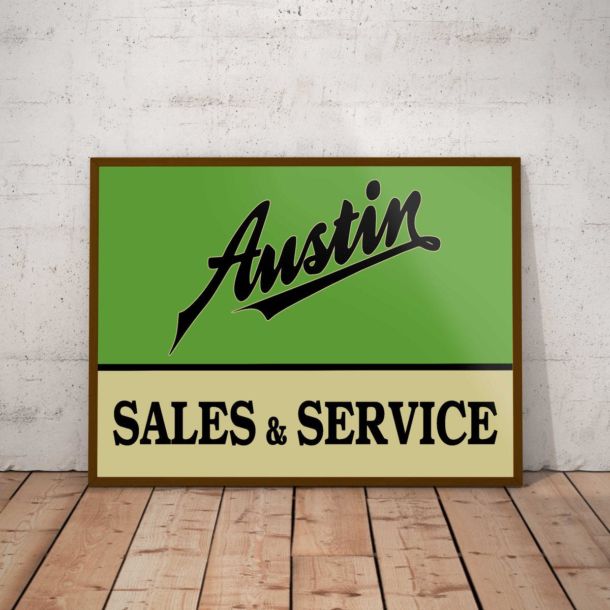 Austin Service Paper Poster