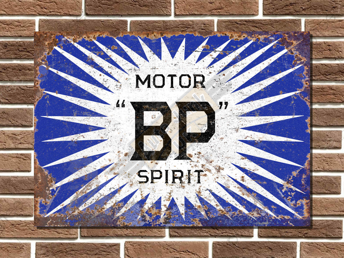 BP Motor Spirit Metal Sign ll