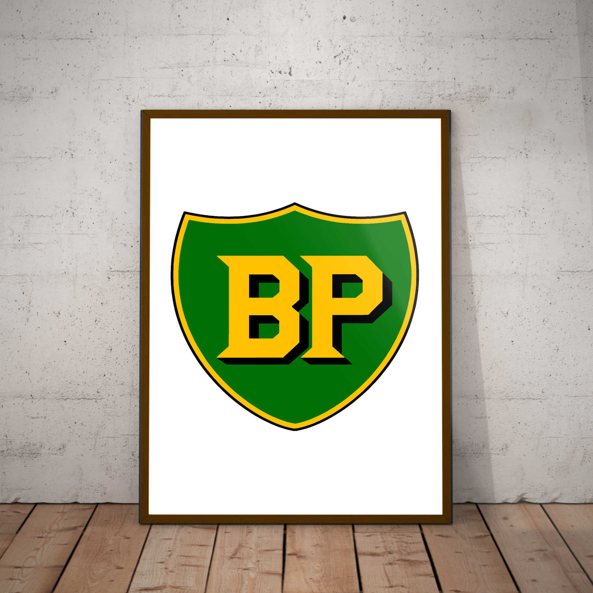 BP Shield Paper Poster