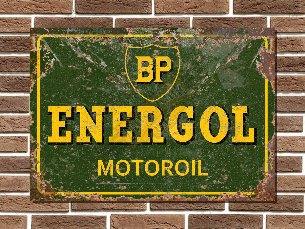 BP Energol Metal Sign