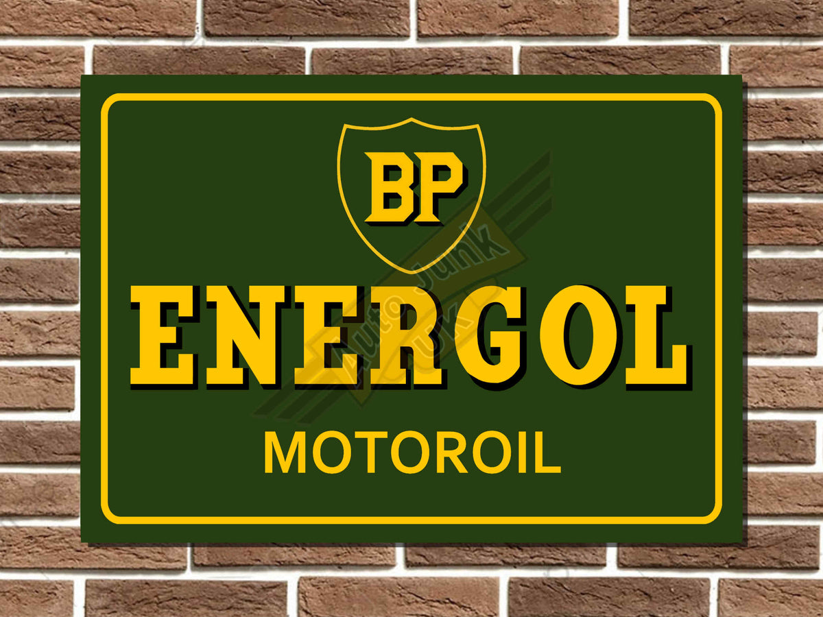 BP Energol Metal Sign