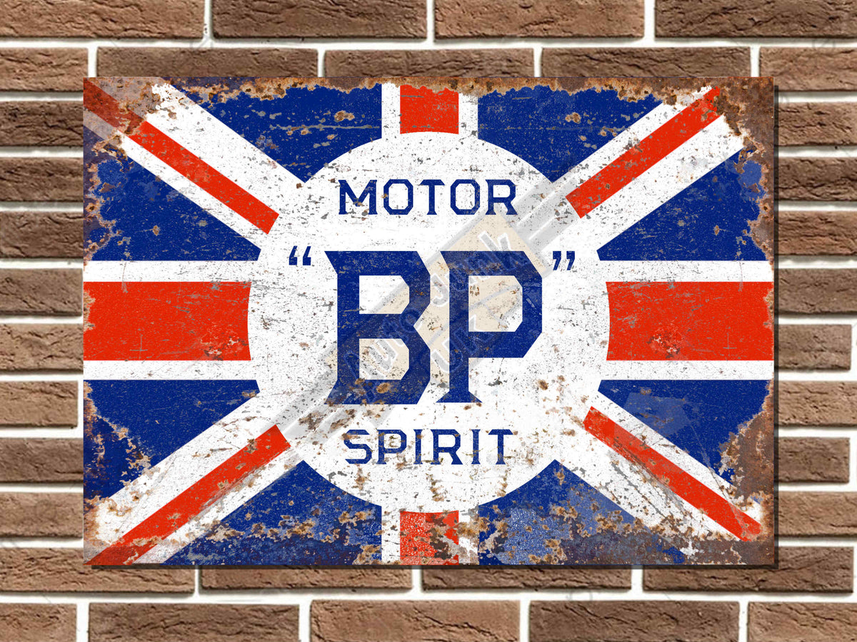 BP Motor Spirit Metal Sign