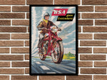 BSA Goes Everywhere Metal Sign