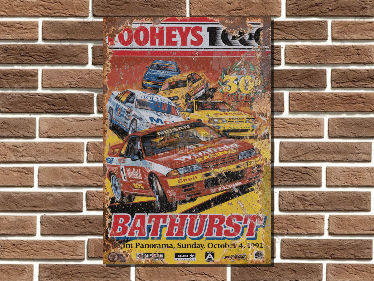 Bathurst 1992 Metal Sign
