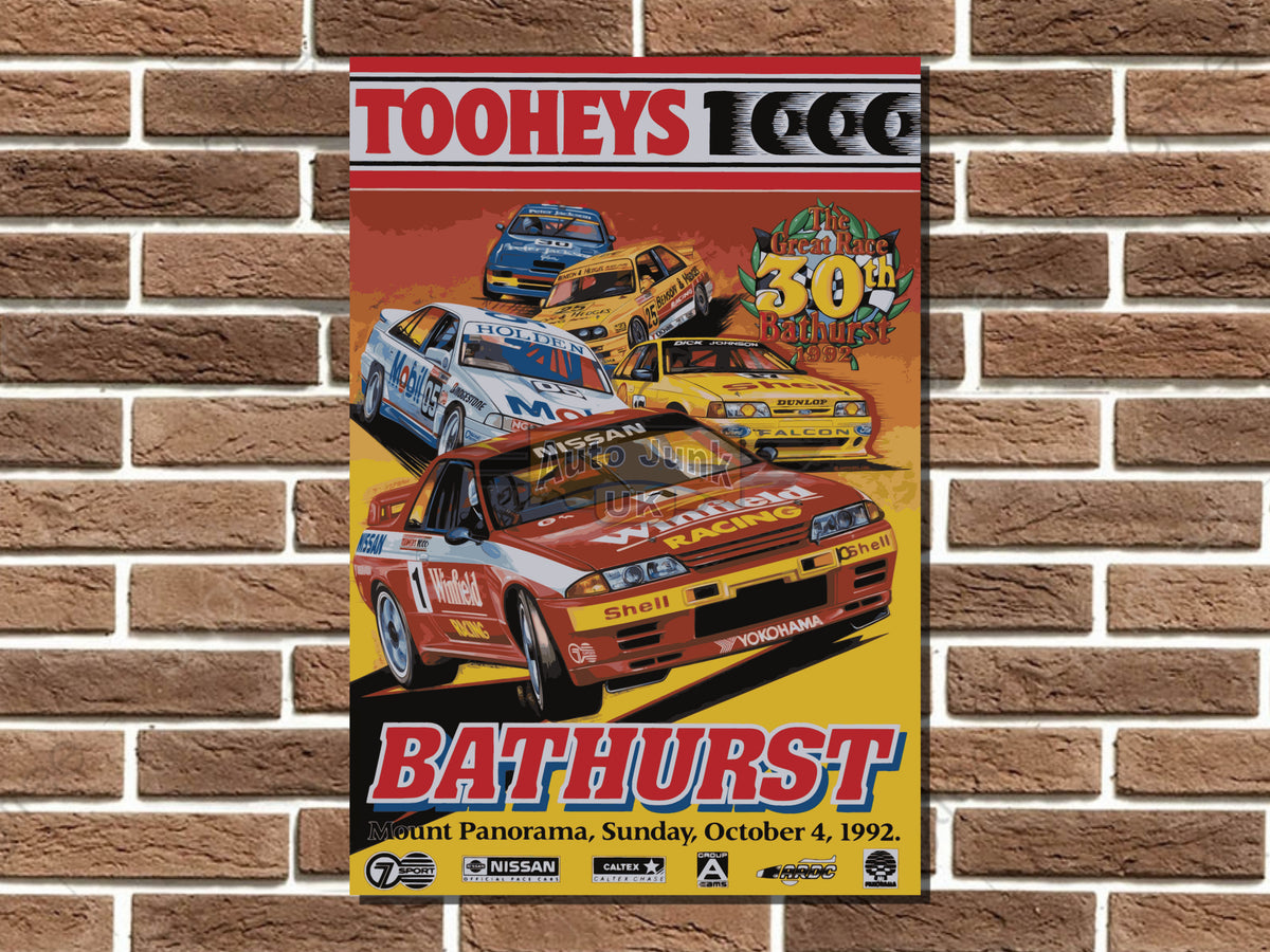 Bathurst 1992 Metal Sign