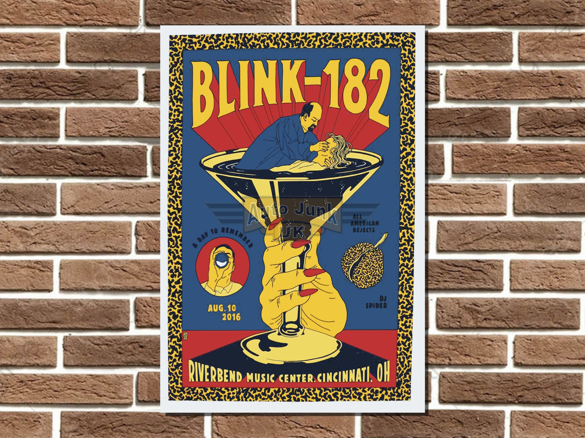 Blink 182 Metal Poster Sign