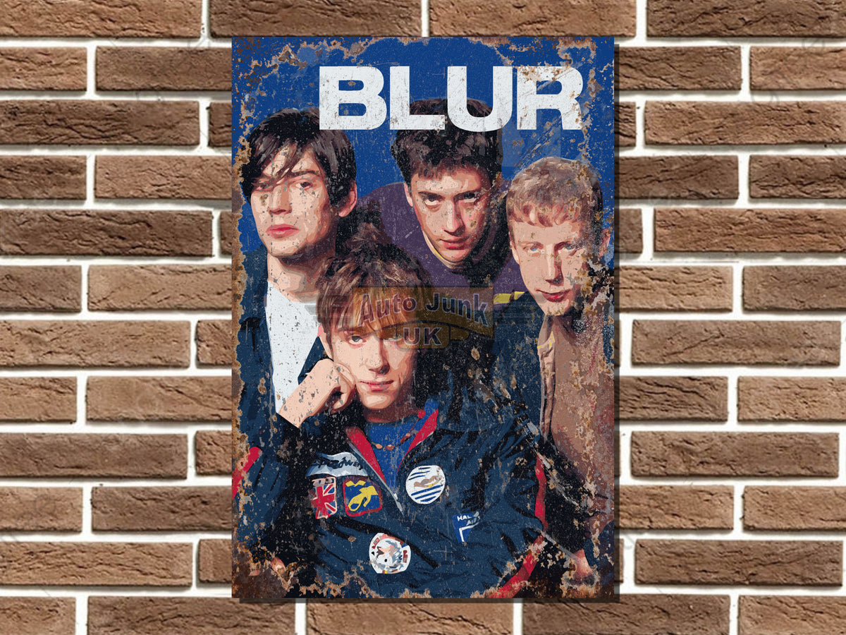 Blur Metal Poster Sign