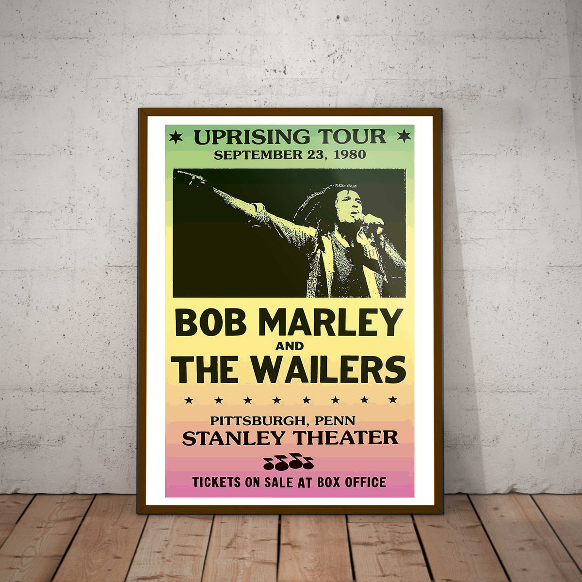 Bob Marley and The Wailers Paper Poster
