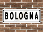 Bologna Italian Street Sign