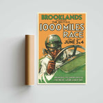 Brooklands 1000 Miles Race Paper Poster